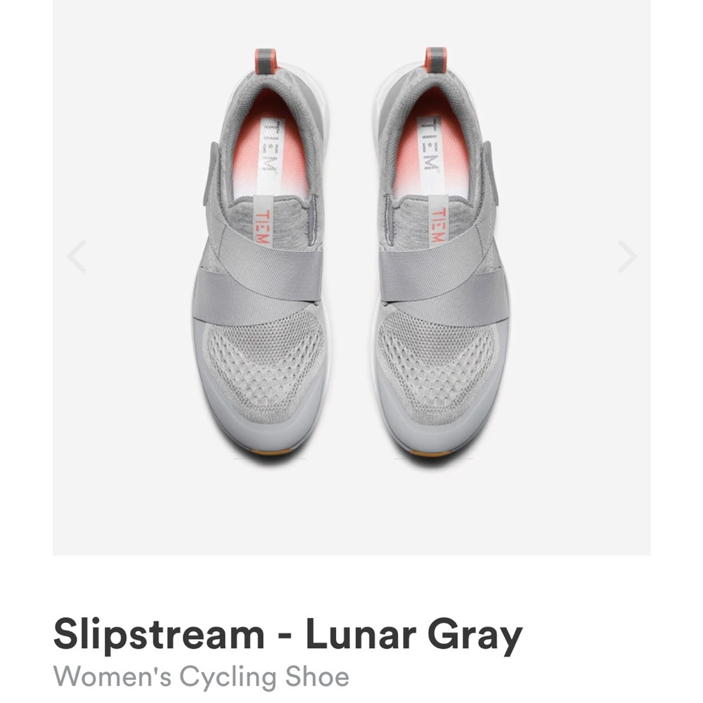 Tiems Spin Shoes - Slipstream Lunar Grey - comes with cleats - Picture 7 of 9